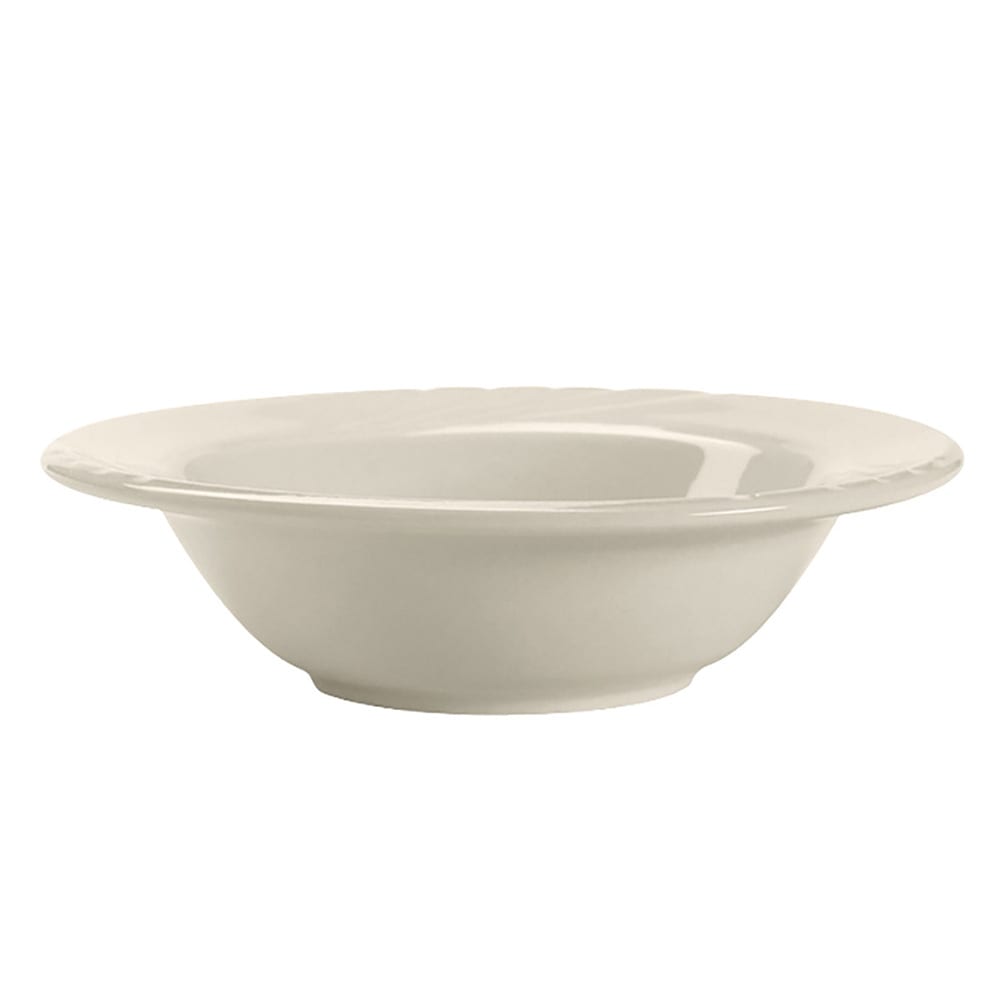 Tuxton YED-063 6 1/2 oz Round Monterey Grapefruit Bowl - Ceramic, American White