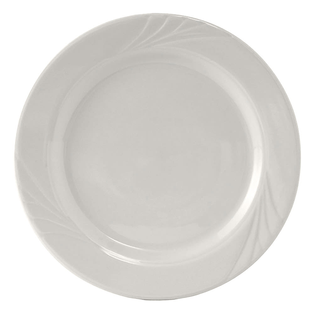 Tuxton YPA-072 7 1/4" Round Sonoma Plate - Ceramic, Porcelain White