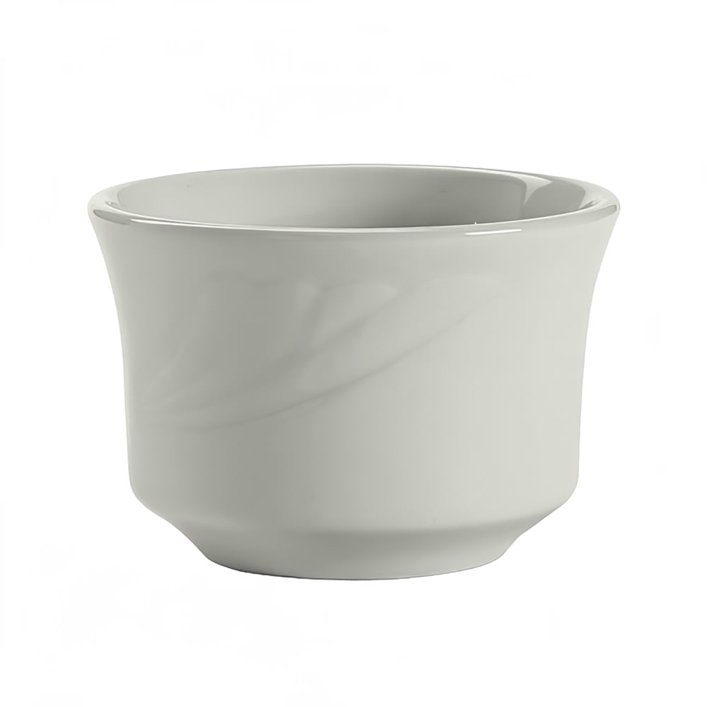 Tuxton YPB-0752 7 oz Round Sonoma Bouillon Bowl - Ceramic, Porcelain White