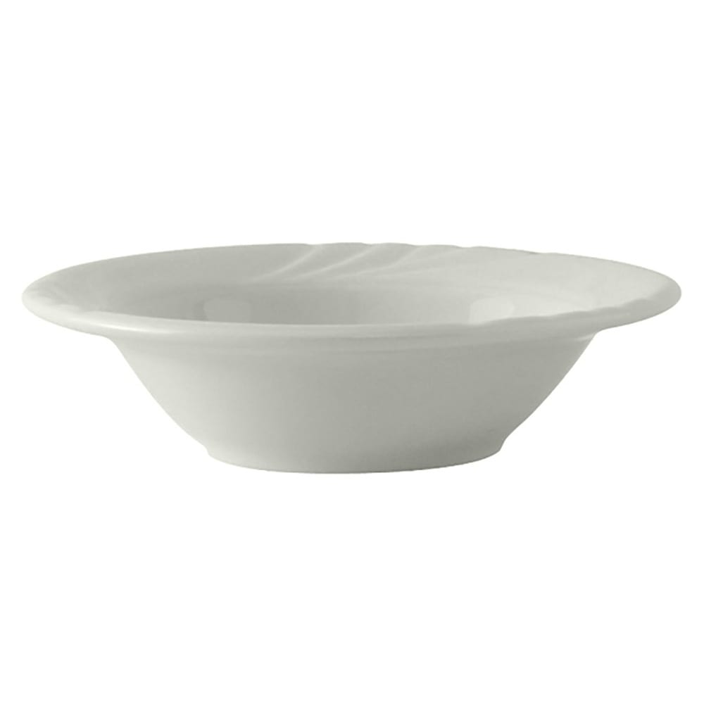 Tuxton YPD-052 3 1/2 oz Round Sonoma Fruit Dish - Ceramic, Porcelain White
