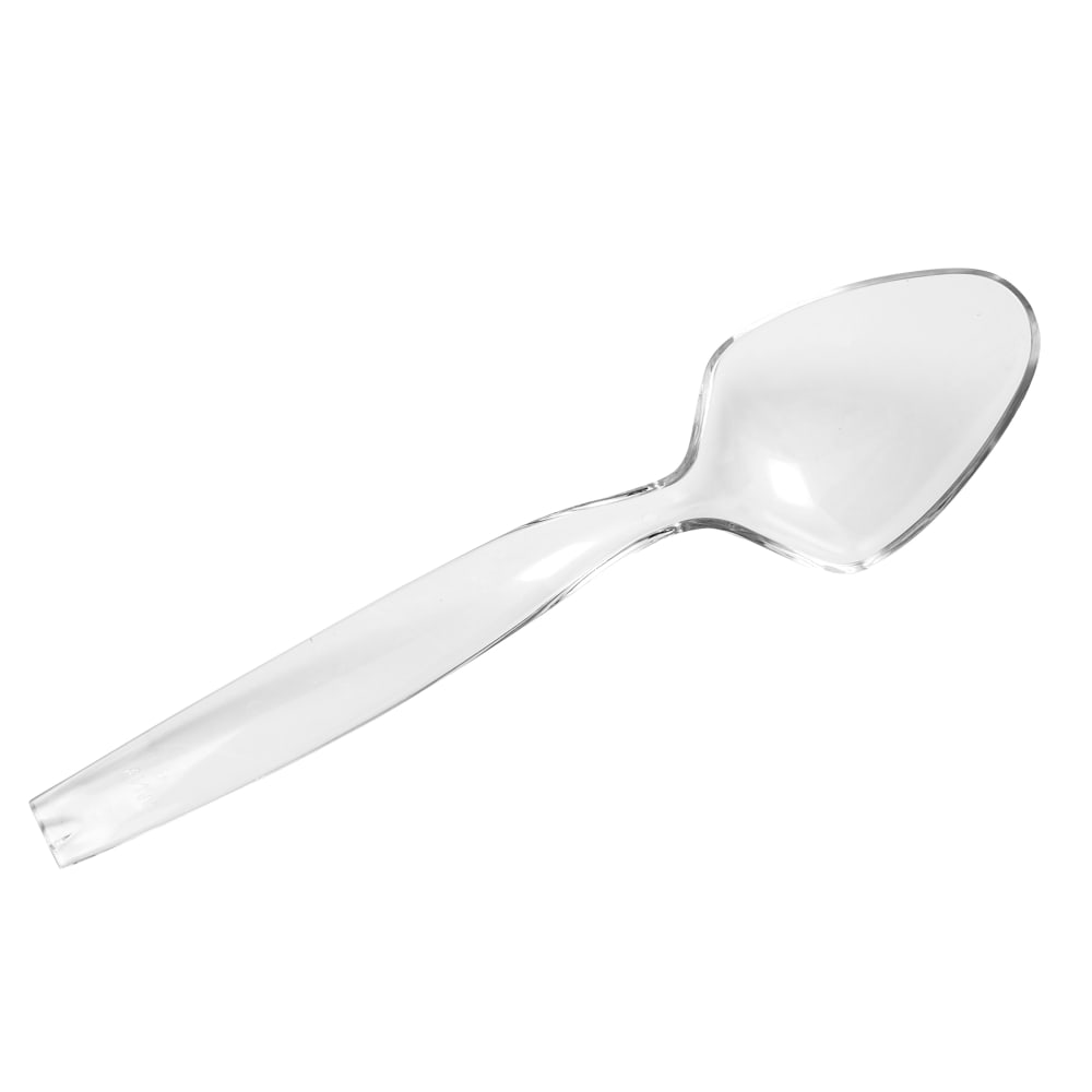 WNA A7SPCL 9" Disposable Serving Spoon - Polystyrene, Clear