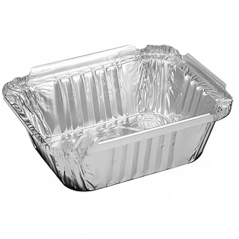 Handi-Foil Oblong Pan - 5 3/4" x 4 7/8", Aluminum Foil (2059-30-1000)