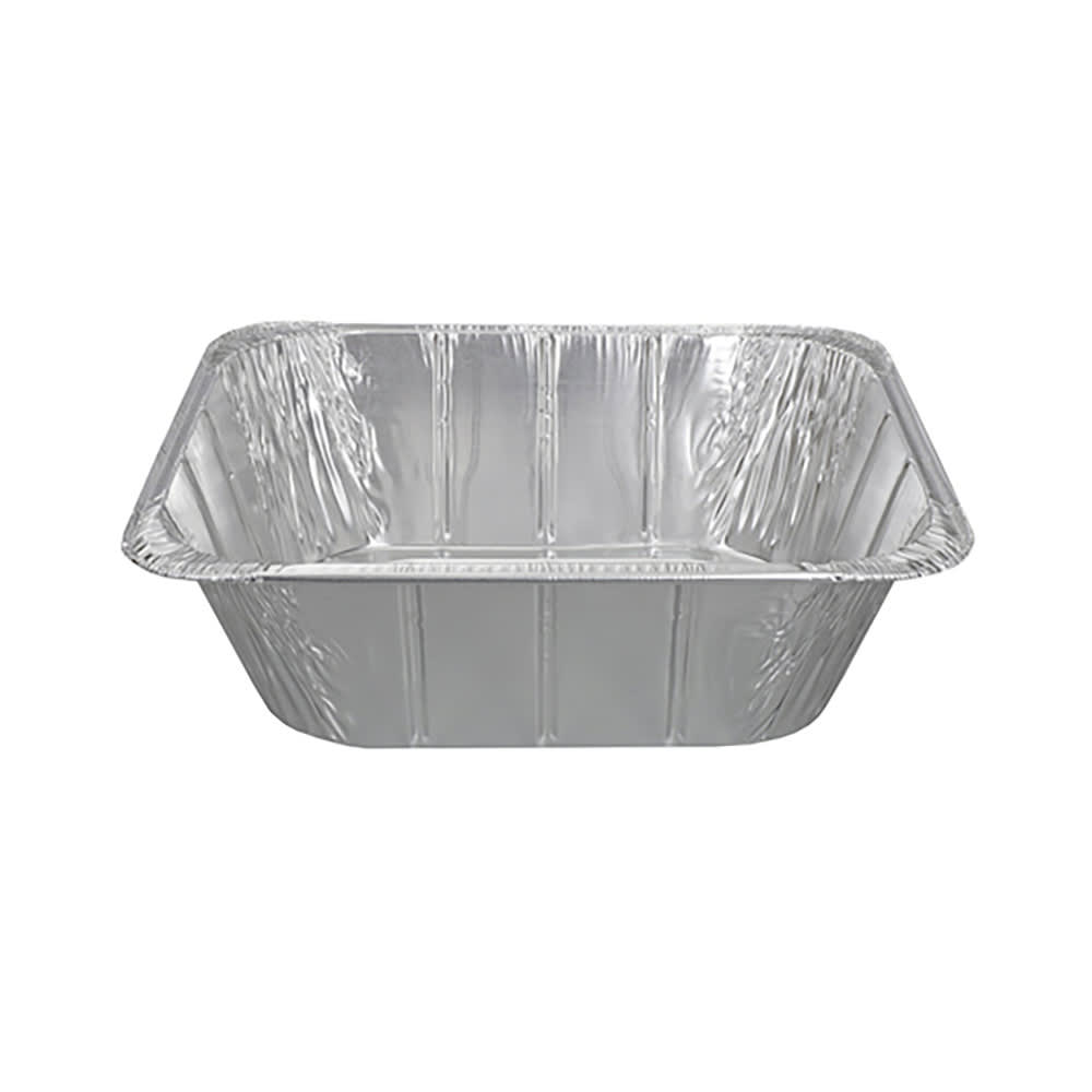 Handi-Foil Half Size Steam Pan - 12 11/16" x 6 1/2", Aluminum Foil (2014-50-100)