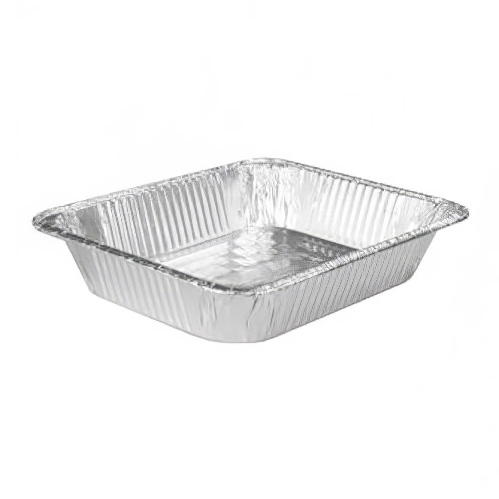 Handi-Foil Half Size Steam Pan - 12 3/4" x 10 3/8", Aluminum Foil (321-35-100)