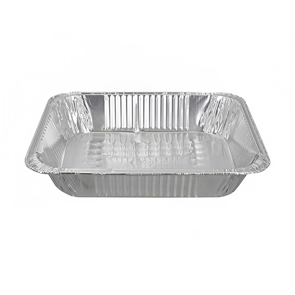 Handi-Foil Half Size Steam Pan - 12 3/4" x 10 3/8", Aluminum Foil (321-40-100)