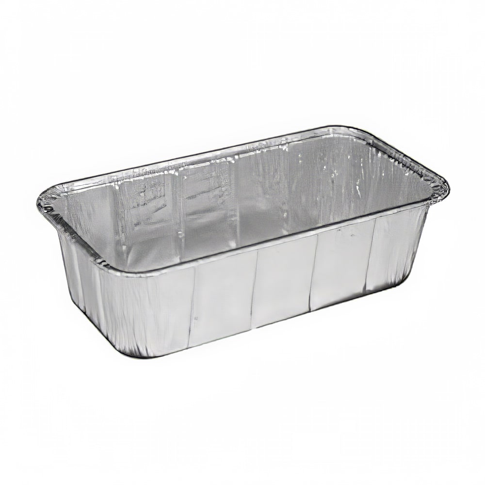 Handi-Foil 2 lb Loaf Pan - 8 5/8" x 2 19/32", Aluminum Foil (316-30-200)