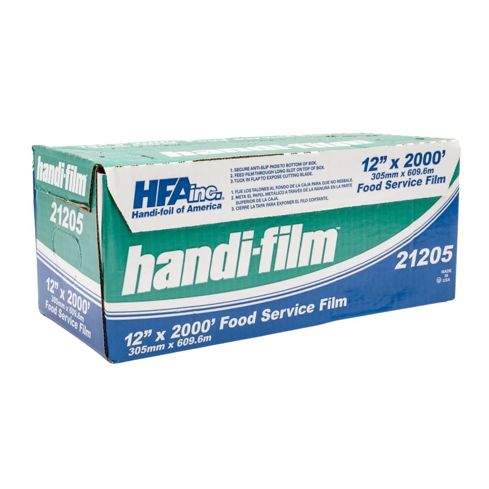 Handi-Foil Handi-Film Foil Roll w/ Slide Cutter - 12" x 2000' (21205)