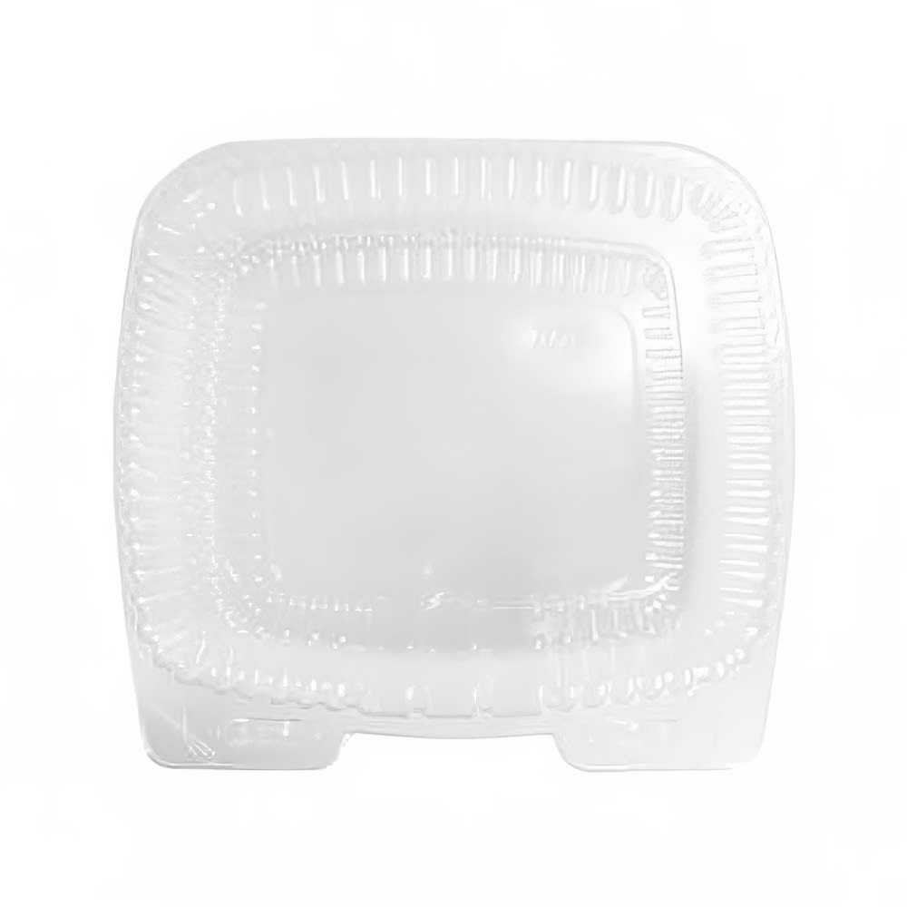 Handi-Foil Handi-Lock Hinged Lid Food Container - 5"L x 5"W x 2 3/4"H, Plastic, Clear (6051S-500)