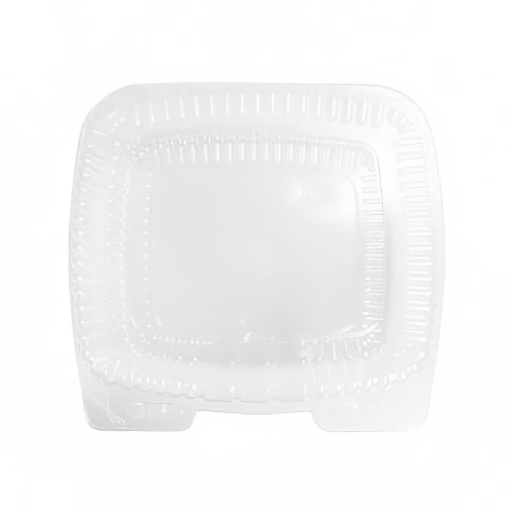 Handi-Foil Handi-Lock Hinged Lid Food Container - 5"L x 5"W x 2 3/4"H, Plastic, Clear (6051D-500)