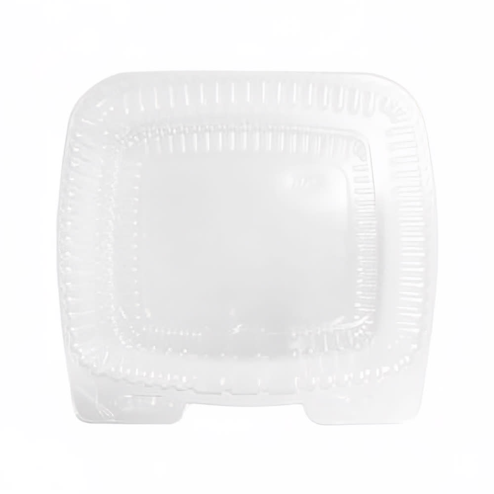 Handi-Foil Handi-Lock Hinged Lid Food Container - 9"L x 9"W x 3"H, Plastic, Clear (6091S-250)