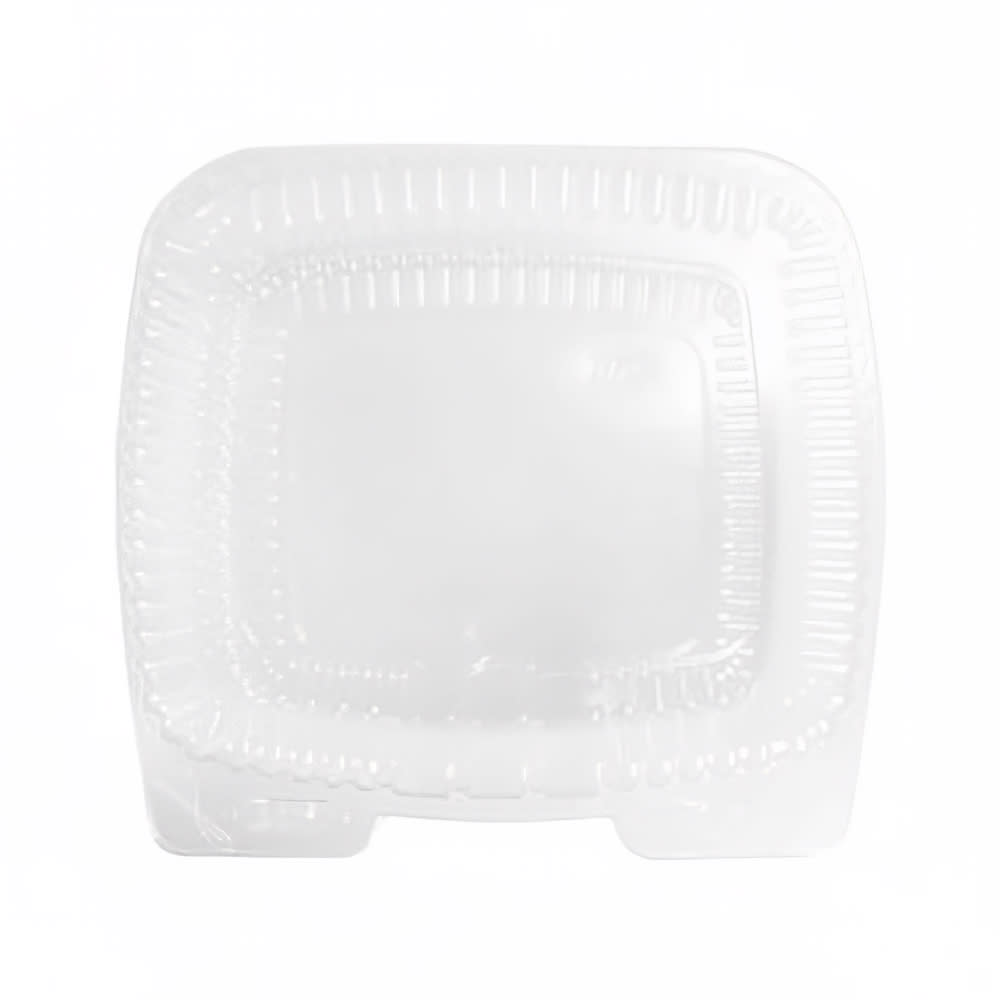 Handi-Foil Handi-Lock Hinged Lid Food Container - 9"L x 9"W x 3"H, Plastic, Clear (6091D-250)