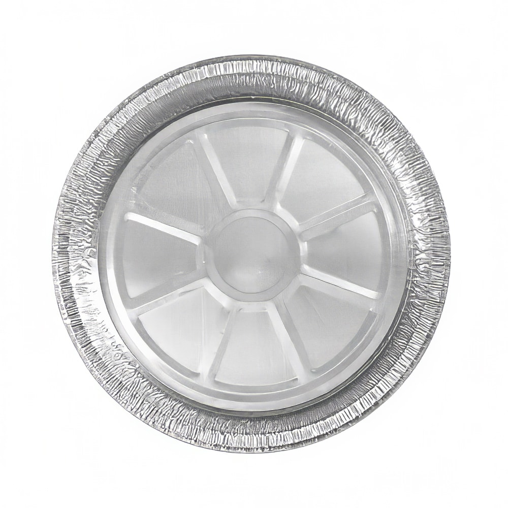 Handi-Foil Handi-Stax 7" Round Disposable Foil Pan w/ Foil Lid (847FL-250)