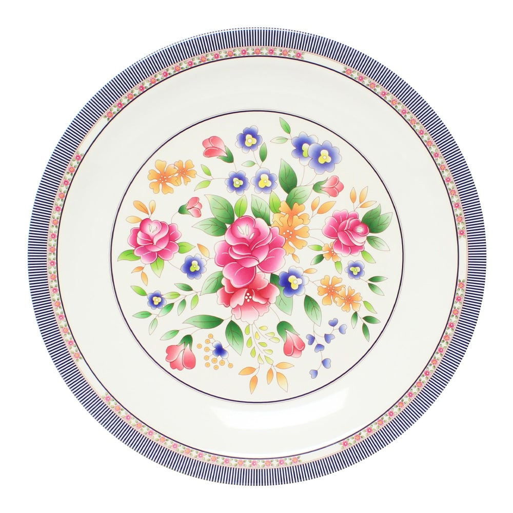 Thunder Group 1015AR 14 3/8" Round Melamine Plate, Rose
