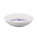 Thunder Group 1101TB 1 oz Melamine Sauce Dish, White/Blue thumbnail 2