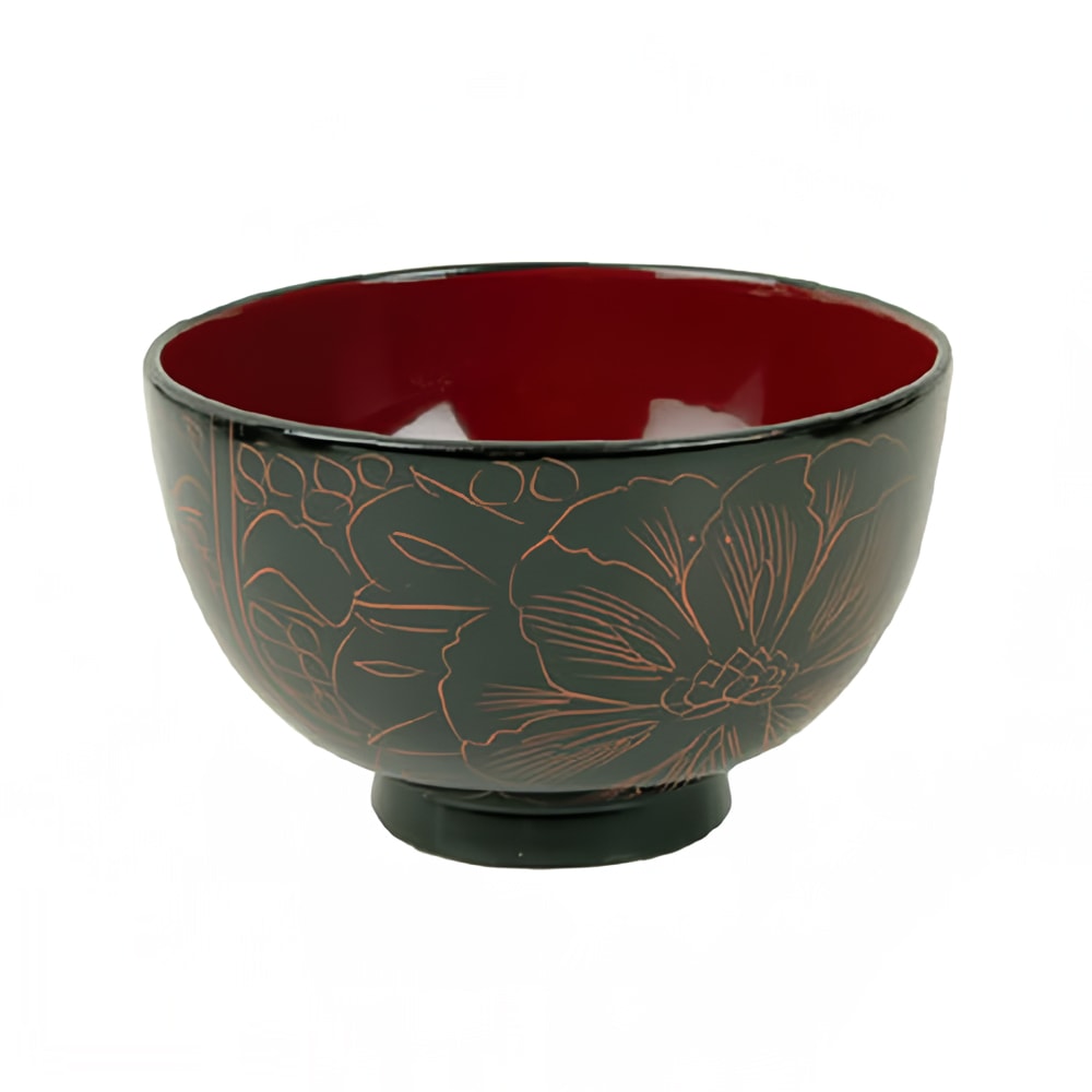 Thunder Group 45-2 10 1/2 oz Round Soup/Rice Bowl - Wood