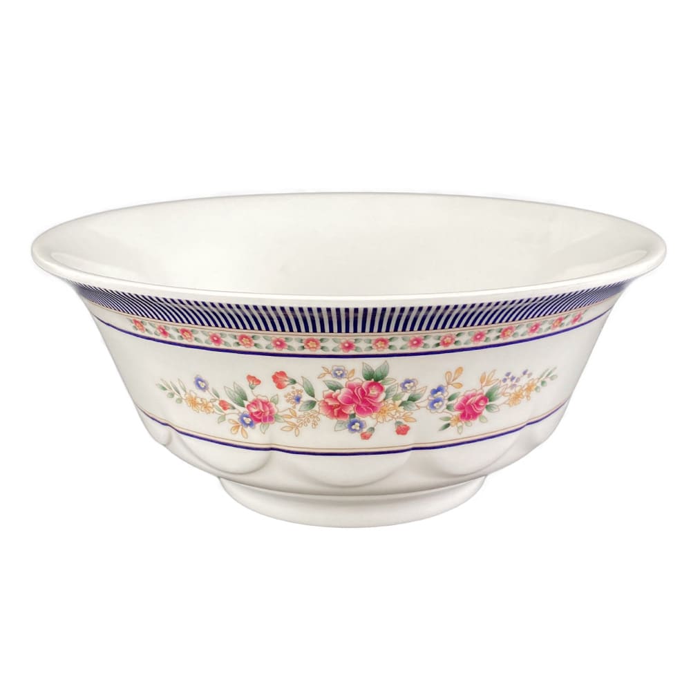 Thunder Group 5265AR 25 oz Round Scalloped Melamine Bowl, Rose