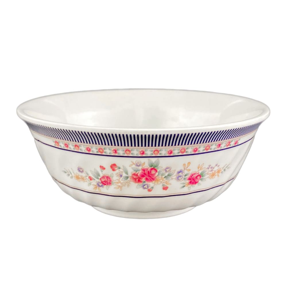 Thunder Group 5308AR 48 oz Round Swirl Melamine Bowl, Rose