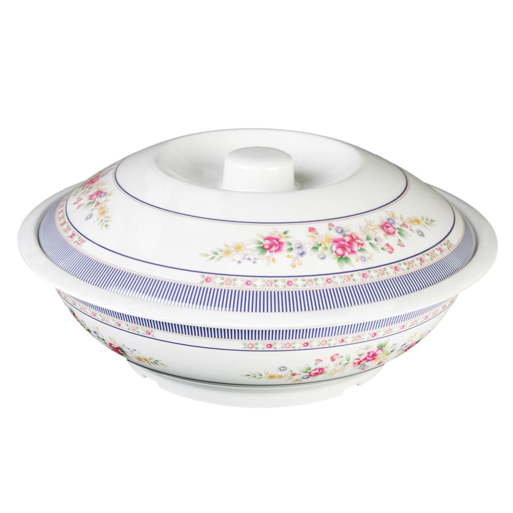 Thunder Group 8011AR 80 oz Round Melamine Serving Bowl, Rose