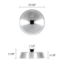 Thunder Group ALBC010 10" Grill Basting Cover w/ Bakelite Knob Handle, Aluminum thumbnail 2