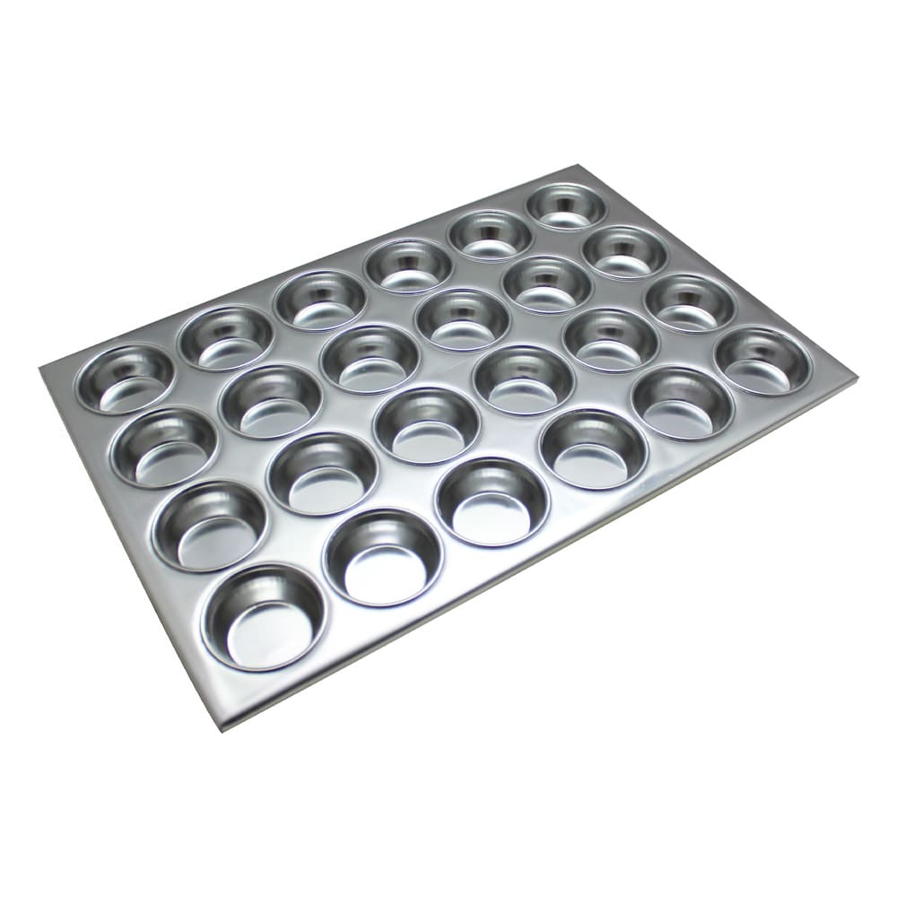 Thunder Group ALKMP024 24 Compartment Muffin Pan, Aluminum