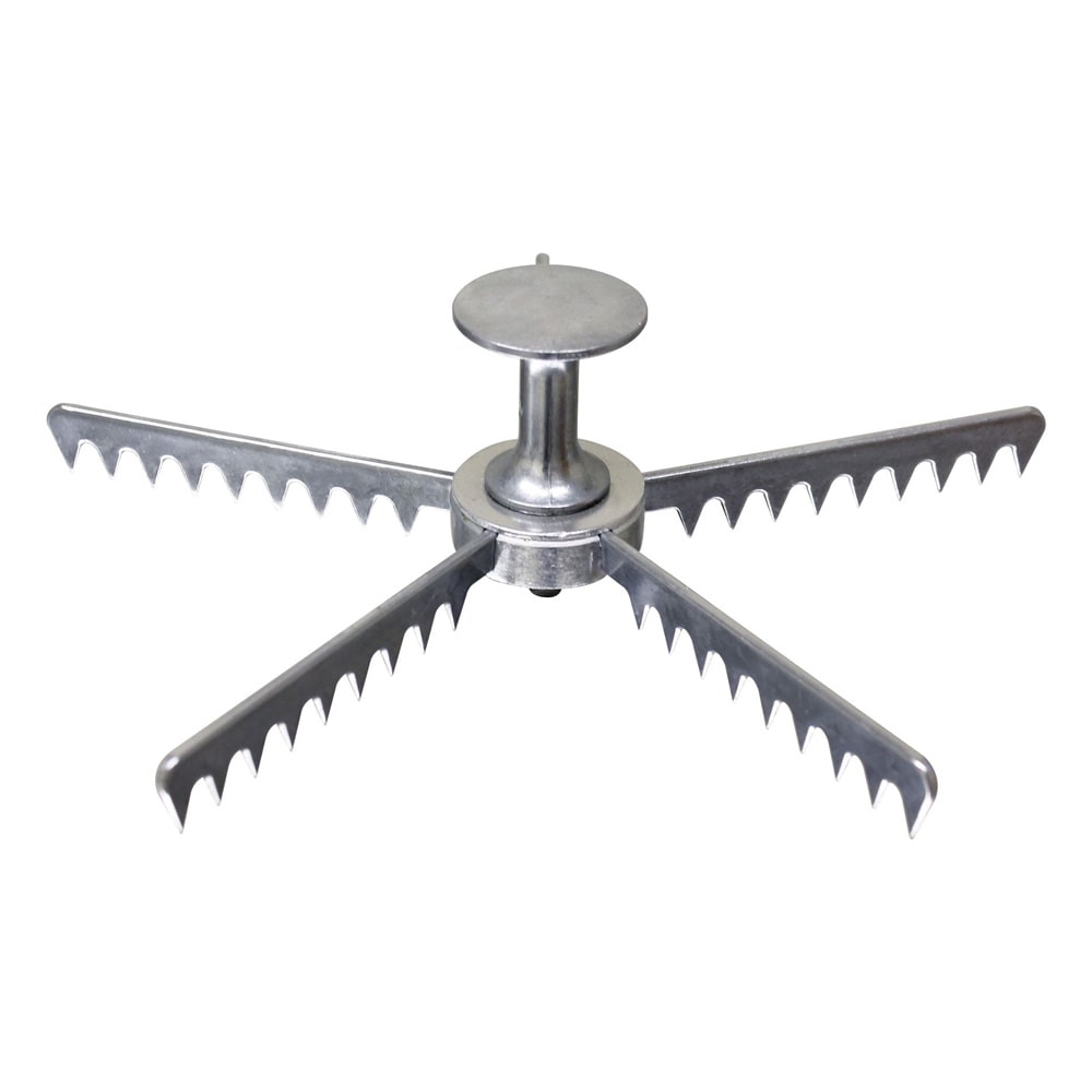 Thunder Group ALPMA005 5 Cut Pie Marker, Aluminum