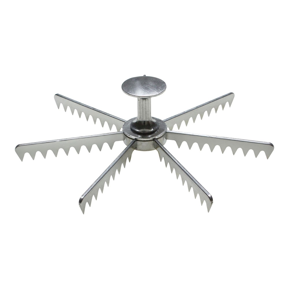 Thunder Group ALPMA007 7 Cut Pie Marker, Aluminum