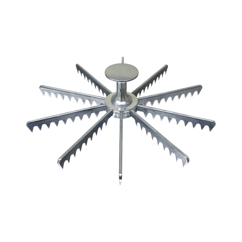 Thunder Group ALPMA010 10 Cut Pie Marker, Aluminum