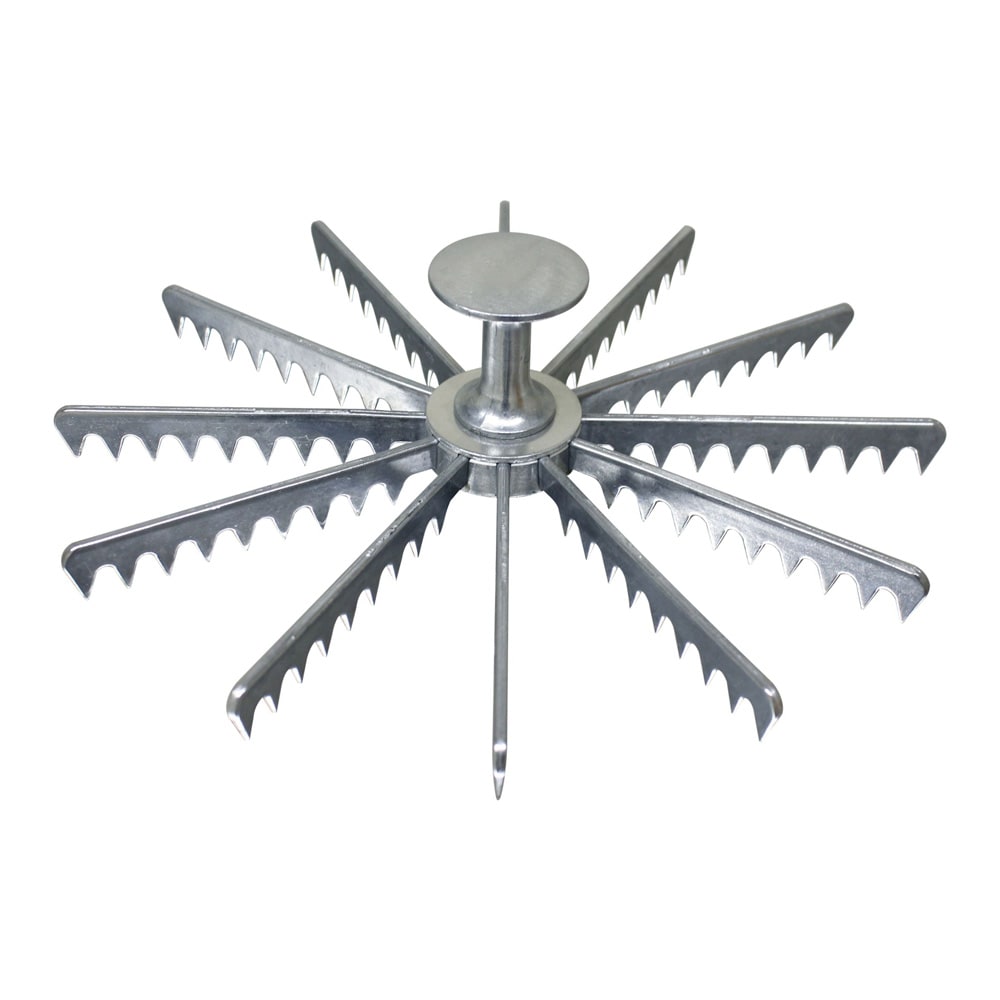 Thunder Group ALPMA012 12 Cut Pie Marker, Aluminum