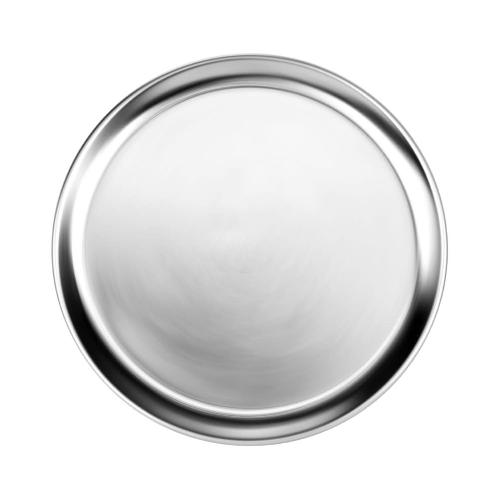 Thunder Group ALPTWR008 8" Round Wide Rim Pizza Tray, Aluminum