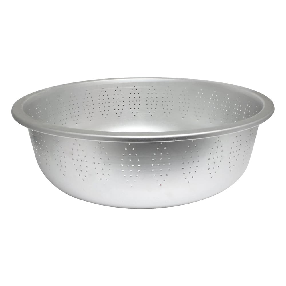 Thunder Group ALSB002 17 1/2" Asian Style Colander, Aluminum