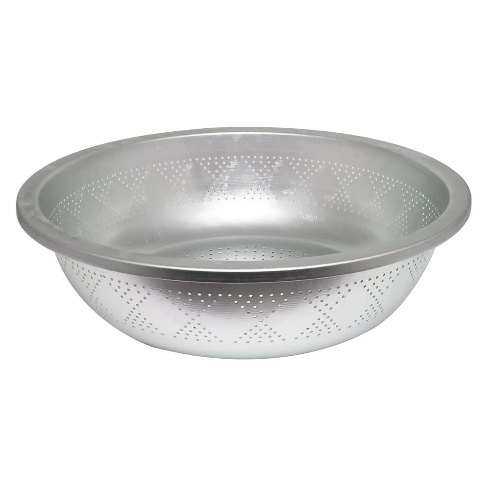 Thunder Group ALSB005 13 1/4" Asian Style Colander, Aluminum