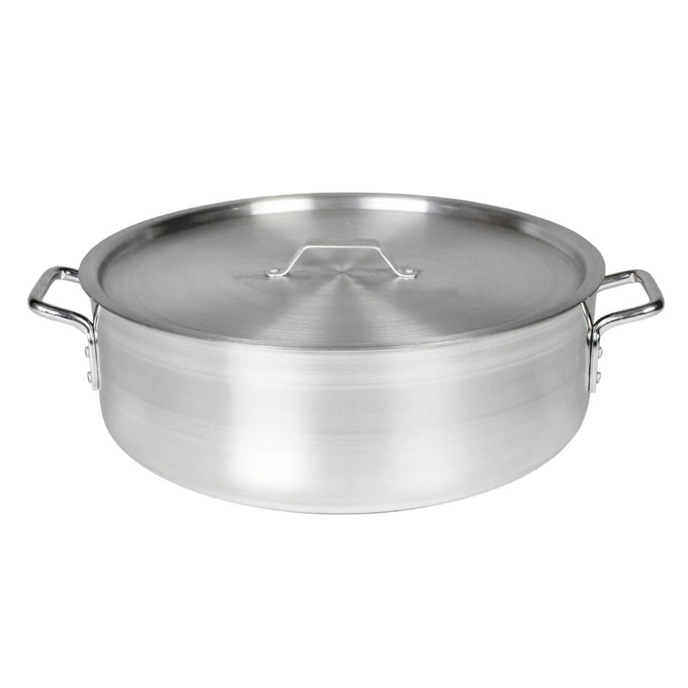 Thunder Group ALSKBP007 35 qt Aluminum Braising Pot