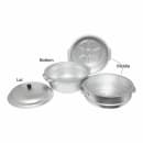 Thunder Group ALST002 11 3/8" Round Chinese Steamer Set, Aluminum thumbnail 3