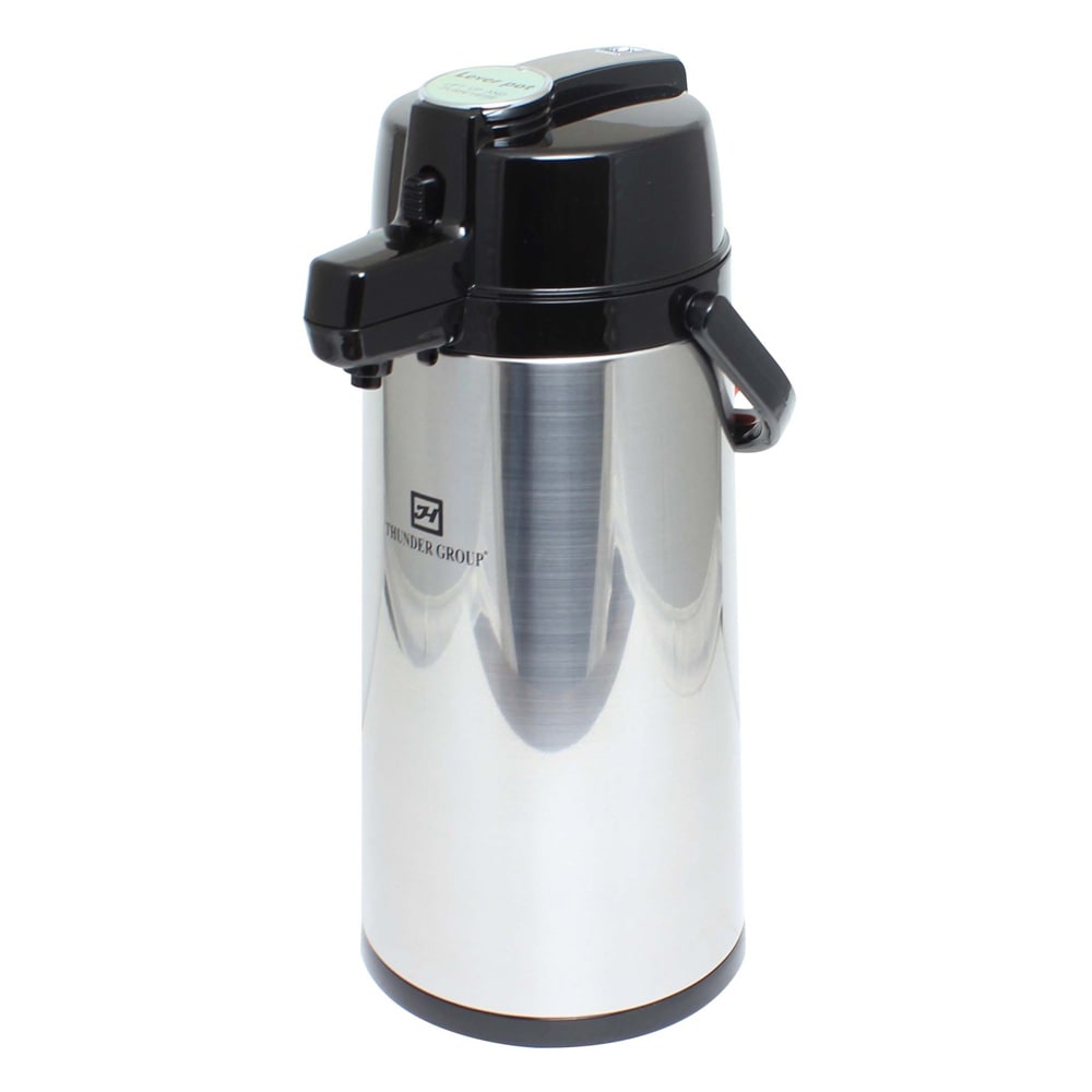 Thunder Group ASLS330 3 Liter Lever Action Airpot - Stainless Steel Liner, Stainless
