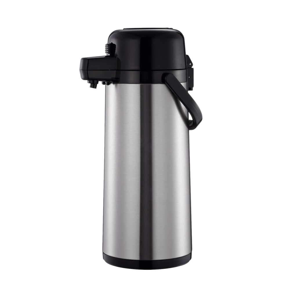 Thunder Group ASPS325 2 1/2 Liter Push Button Airpot - Stainless Steel Liner, Stainless