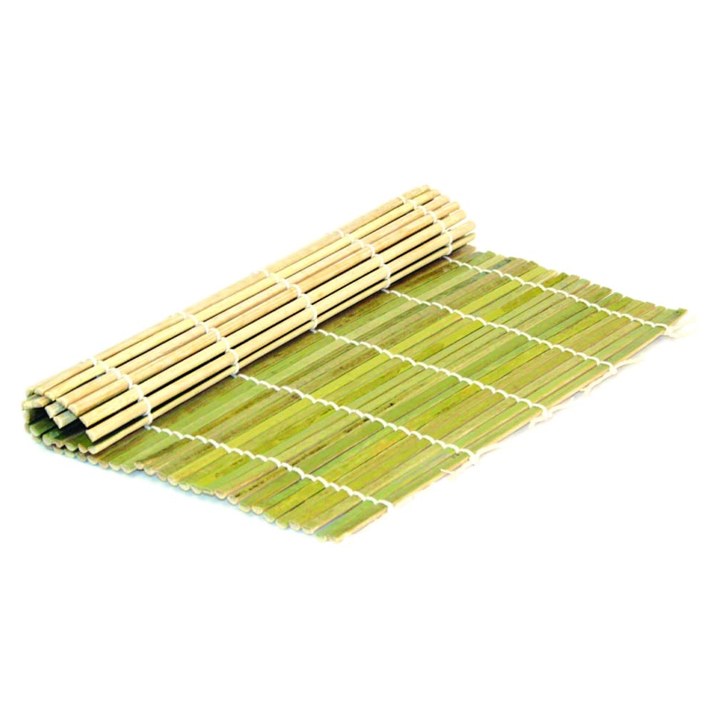 Thunder Group BASR095JP 9 1/2" Square Sushi Roller, Bamboo