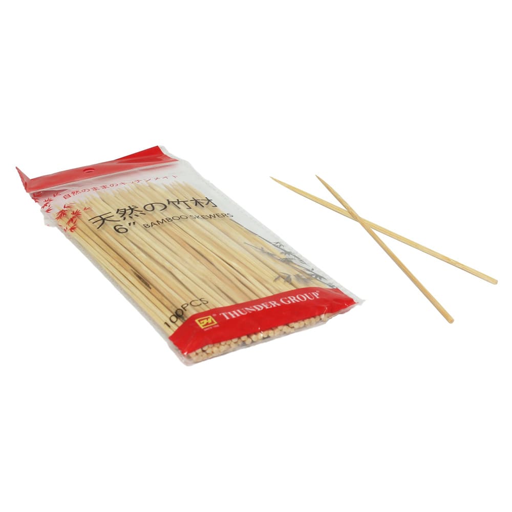 Thunder Group BAST006 6" Bamboo Skewer