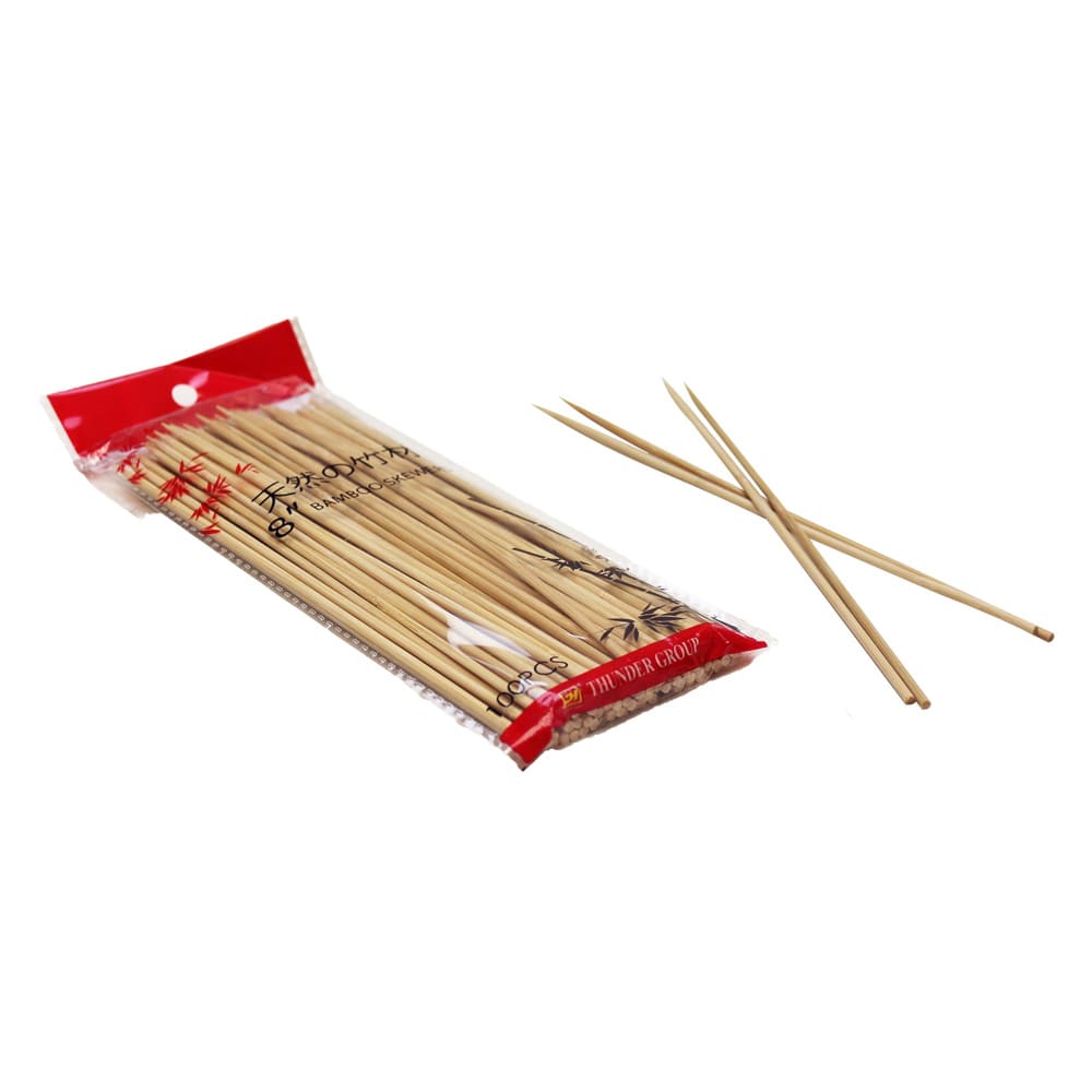 Thunder Group BAST008 8" Bamboo Skewer