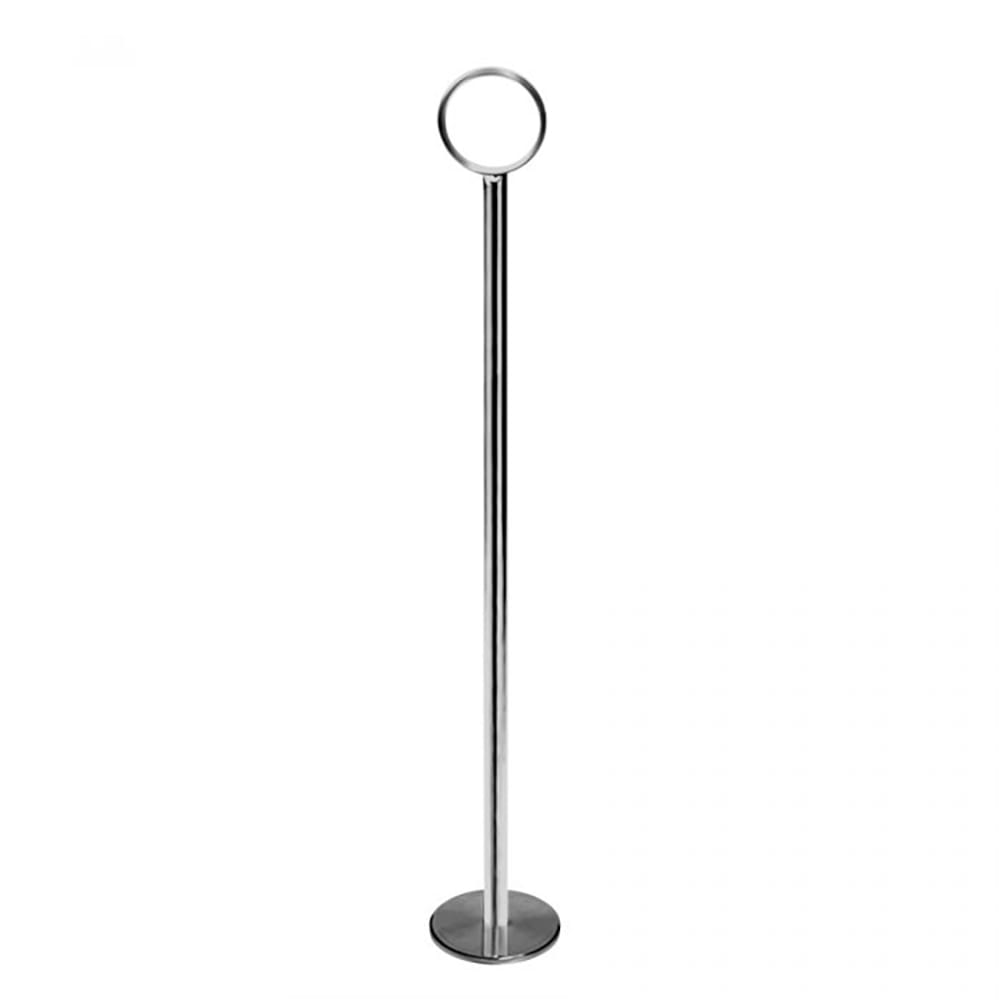 Thunder Group CRTCH008 8" Number Card Holder - Chrome
