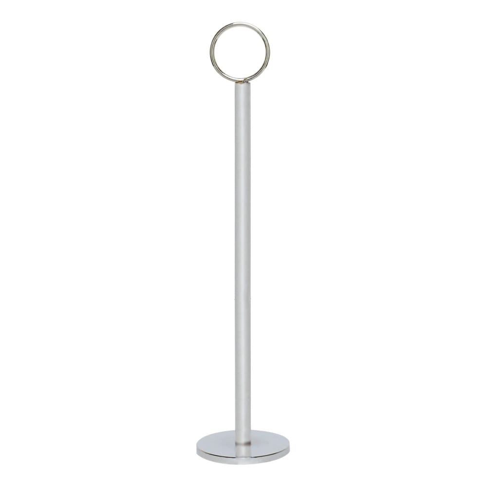 Thunder Group CRTCH012 12" Table Card Holder, Chrome Plated