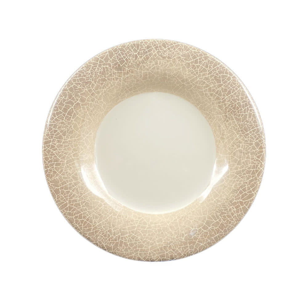 Thunder Group DM005J 5 1/2" Round Melamine Dessert Plate, Beige
