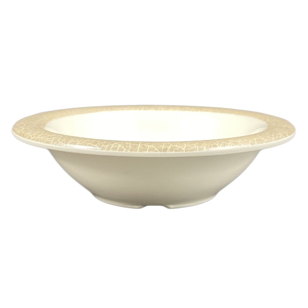 Thunder Group DM5044J 4 oz Round Melamine Salad Bowl, Beige