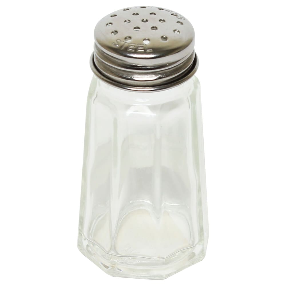 Thunder Group GLTWPS001 1 oz Salt/Pepper Shaker - Glass, 2 3/4"H