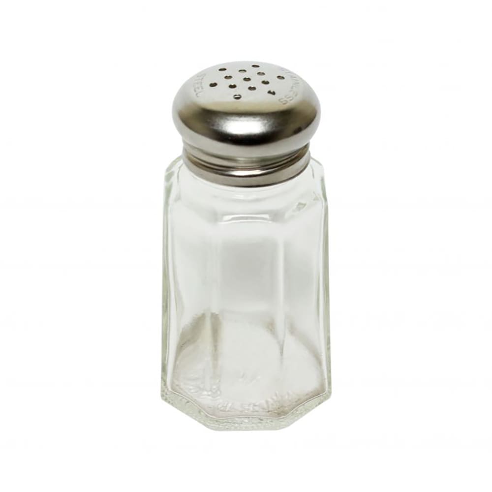 Thunder Group GLTWPS002 1 1/4 oz Salt/Pepper Shaker - Glass, 2"H