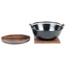 Thunder Group IRPA001 24 oz Round Japanese Noodle Bowl w/ Handle, Cast Iron thumbnail 2