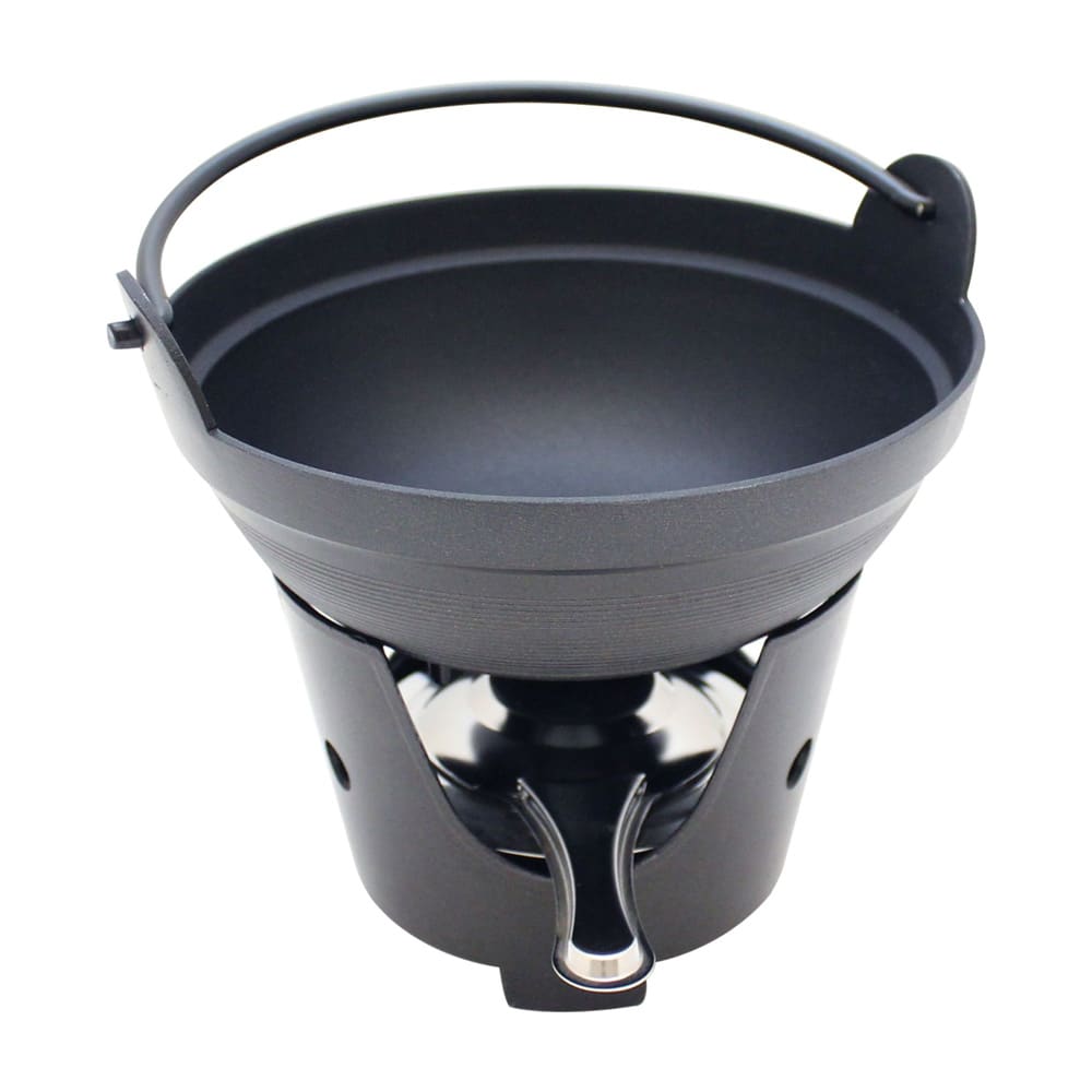 Thunder Group IRPA004 32 oz Round Japanese Shabu Shabu Bowl w/ Handle, Aluminum Alloy