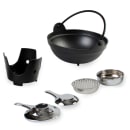 Thunder Group IRPA004 32 oz Round Japanese Shabu Shabu Bowl w/ Handle, Aluminum Alloy thumbnail 2