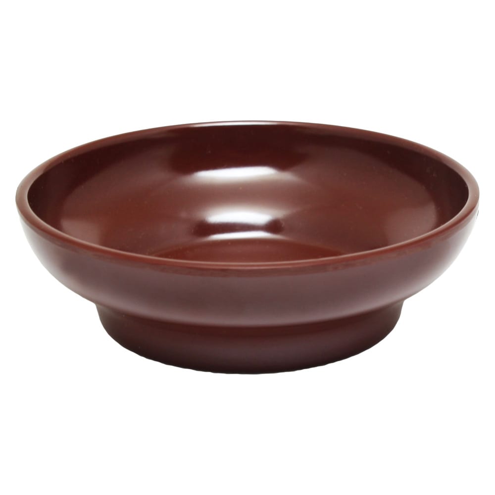 Thunder Group ML351C1 4 1/2 oz Melamine Salsa Bowl, Chocolate