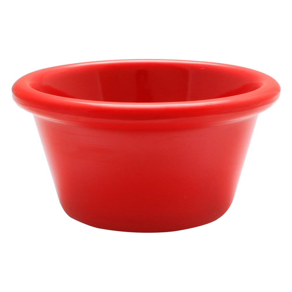 Thunder Group ML536PR1 2 1/2 oz Smooth Melamine Ramekin, Pure Red