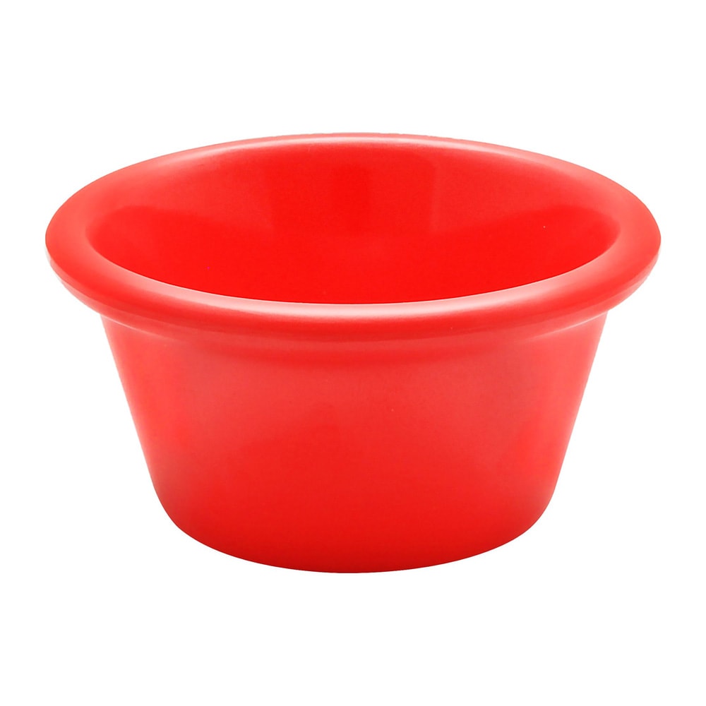 Thunder Group ML536RD1 2 1/2 oz Smooth Melamine Ramekin, Orange